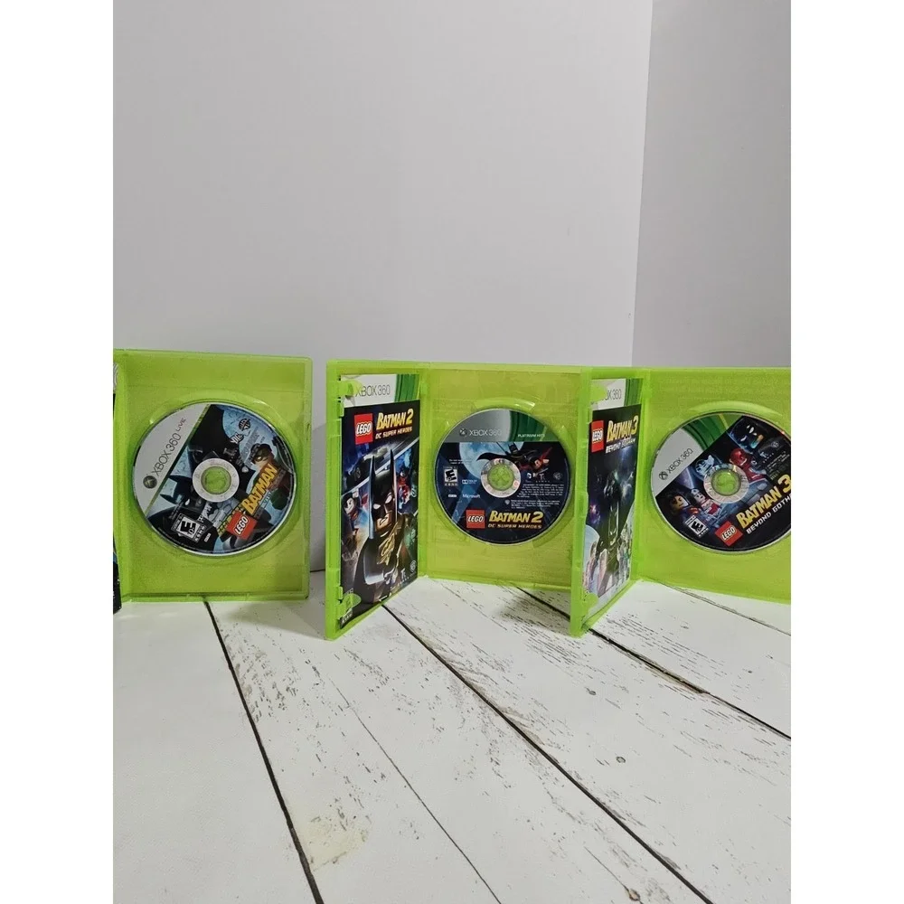 Xbox 360 Lego Batman 1 2 and 3 series